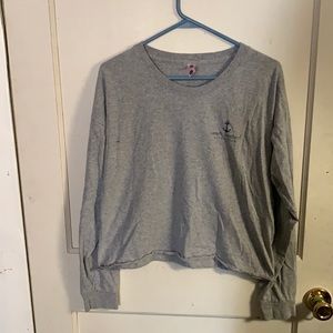 Gray anchor simply southern shirt